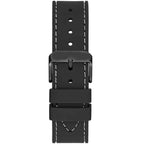 Guess Odyssey W1108G3 Black Case Panda Dial Rubber Strap Men's Watch