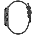 Guess Odyssey W1108G3 Black Case Panda Dial Rubber Strap Men's Watch