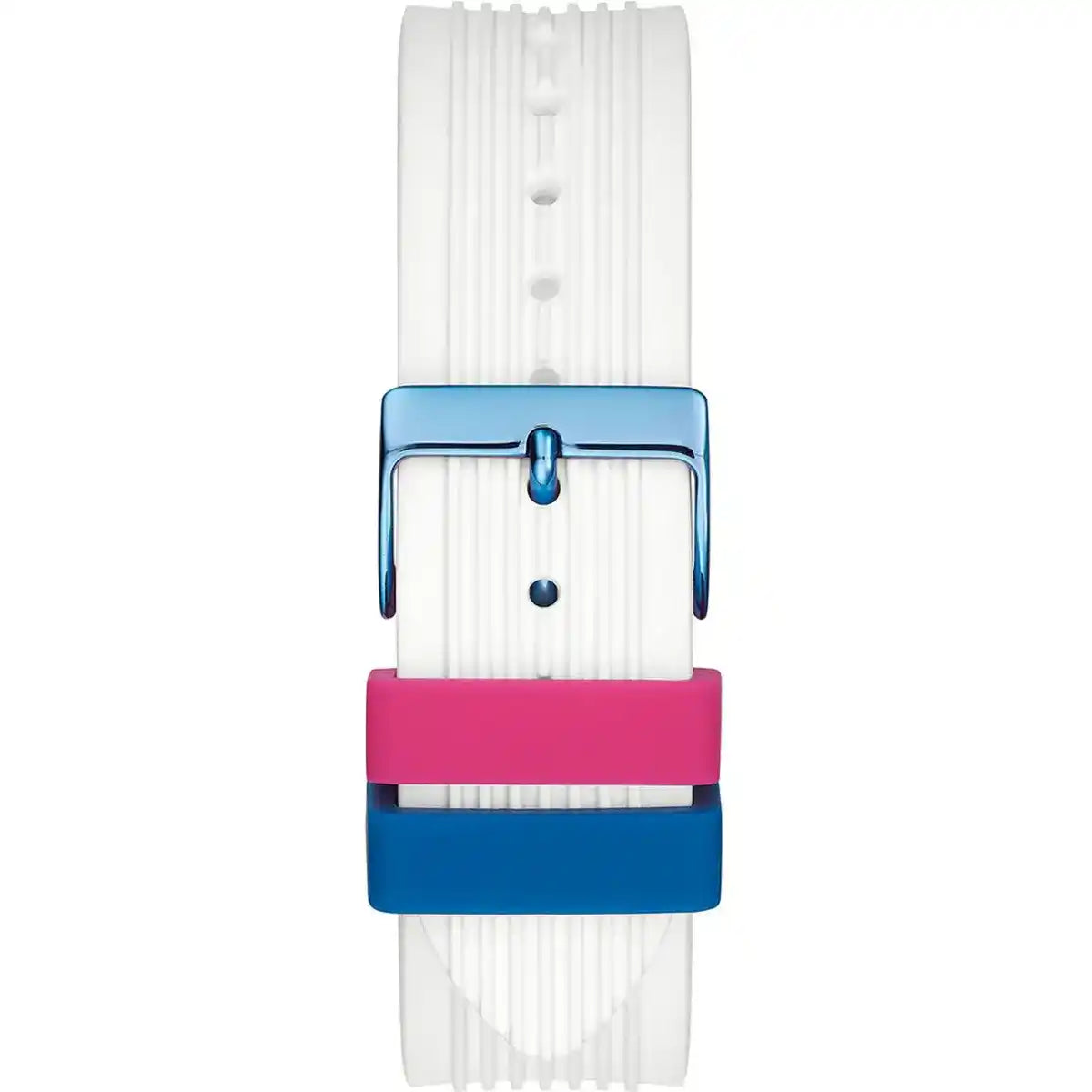 Guess Athena Multi-Function GW0030L6 Multicolor Rainbow Case White Rubber Women's Watch