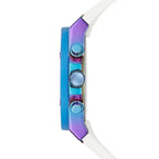 Guess Athena Multi-Function GW0030L6 Multicolor Rainbow Case White Rubber Women's Watch