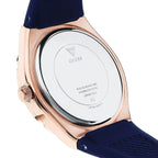 Guess Cosmo GW0034L4 Gold Case Blue Dial Blue Rubber Women's Watch