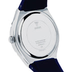 Guess Cosmo GW0034L5 Silver Case Silver Dial Blue Rubber Women's Watch