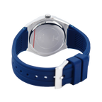 Guess Cosmo GW0034L5 Silver Case Silver Dial Blue Rubber Women's Watch