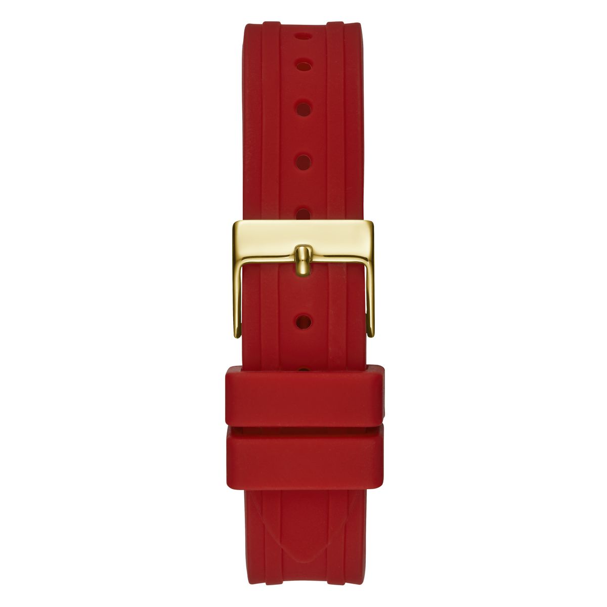 Guess Cosmo GW0034L6 Gold Case Gold Dial Red Rubber Women's Watch