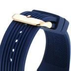 Guess Poseidon Multi-Function GW0057G2 Rose Gold Case Blue Dial Blue Rubber Men's Watch