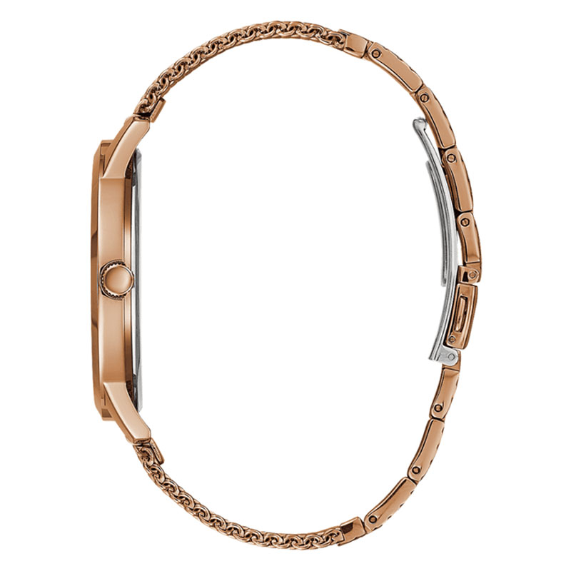 Guess Supernova GW0074G1 Rose Gold Case Brown Dial Rose Gold Mesh Men's Watch