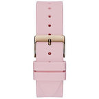 Guess Lady Frontier GW0109L2 Rose Gold Crystal Dial Pink Rubber Women's Watch