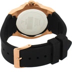Guess Venus GW0118L2 Rose Gold Case Black Dial Black Rubber Women's Watch