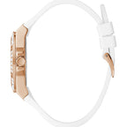 Guess Venus GW0118L4 Rose Gold Case White Dial White Rubber Women's Watch