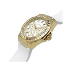 Guess Venus GW0118L5 Gold Case White Dial White Rubber Women's Watch