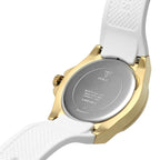 Guess Venus GW0118L5 Gold Case White Dial White Rubber Women's Watch