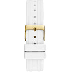 Guess Venus GW0118L5 Gold Case White Dial White Rubber Women's Watch