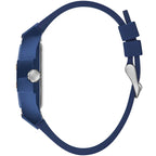 Guess Phoenix GW0203G7 Blue Polycarbonate Rose Gold Rubber Watch