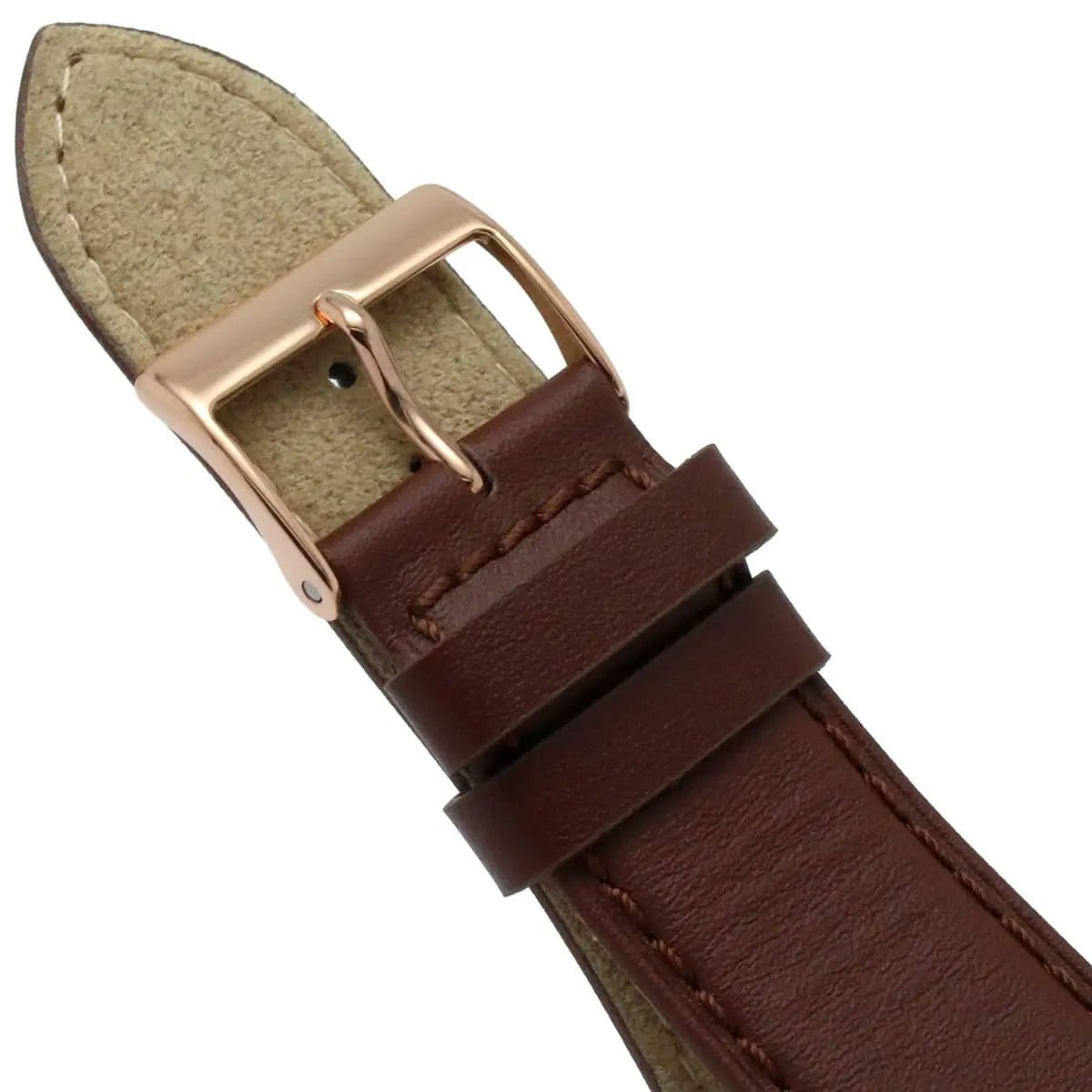 Guess Tailor GW0389G3 Rose Gold Case Blue Skeleton Dial Brown Leather Watch