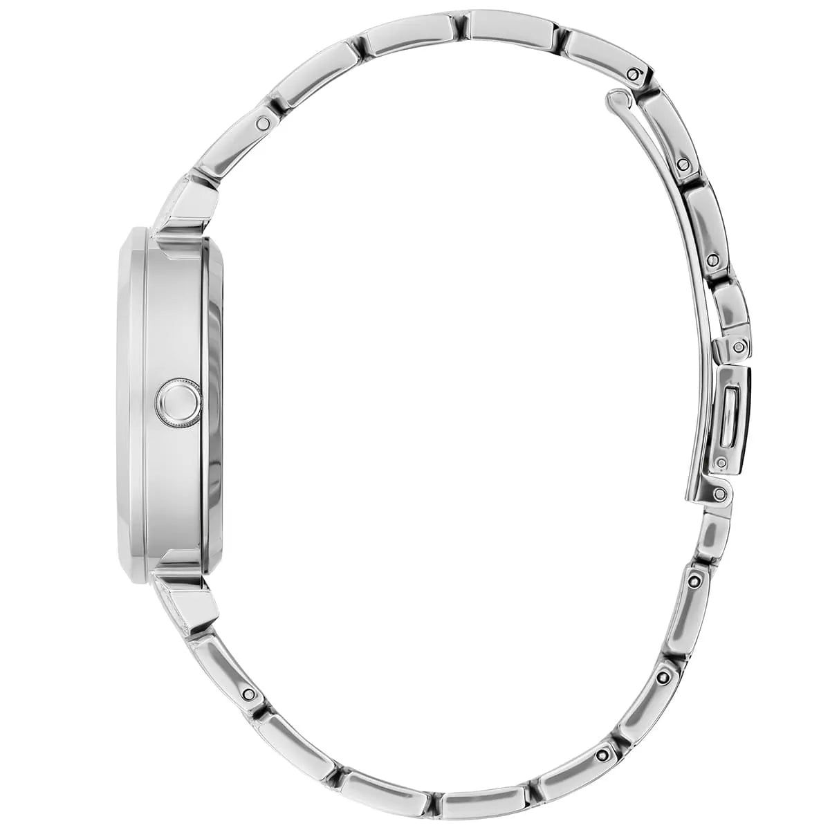 Guess Crystal Clear GW0470L1 Silver Case Transparent Crystal Dial Silver Metal Women's Watch