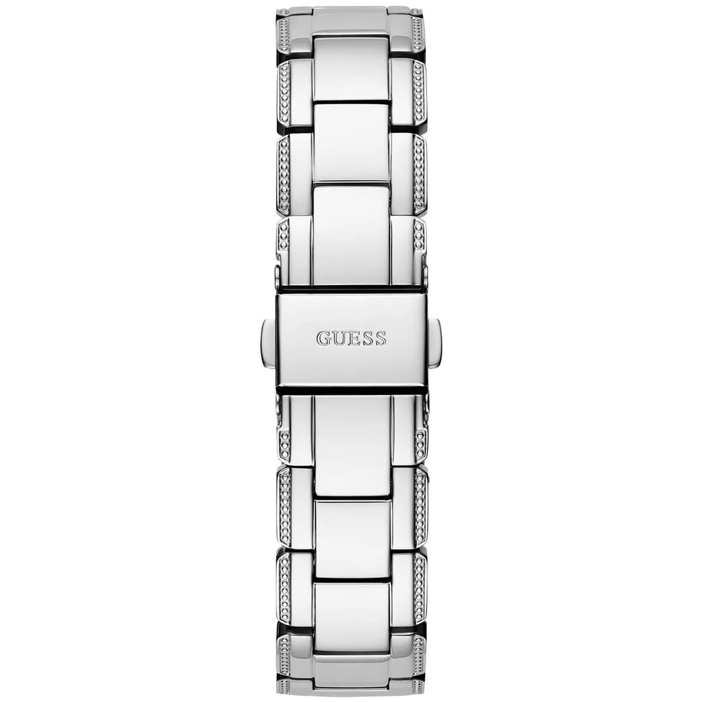 Guess Crystal Clear GW0470L1 Silver Case Transparent Crystal Dial Silver Metal Women's Watch