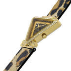 Guess Fame GW0504L3 Triangle Gold & Leopard Print Watch
