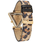 Guess Fame GW0504L3 Triangle Gold & Leopard Print Watch