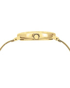 Guess Iconic GW0527L2 Gold Case Gold Triangle Dial Gold Mesh Women's Watch