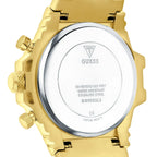 Guess Fusion Multi-Function GW0552L2 Gold Case Crystal Bezel Gold Metal Women's Watch
