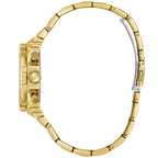 Guess Fusion Multi-Function GW0552L2 Gold Case Crystal Bezel Gold Metal Women's Watch