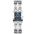 Guess GW0807L1 Silver Tone Rectangular Blue Denim Dial Watch