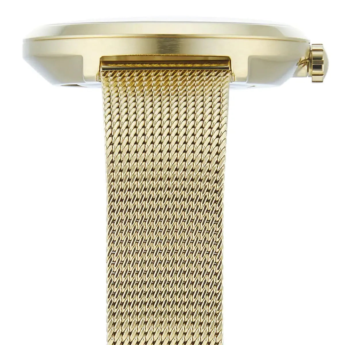 Original Hugo Boss Women's Watch - Gold Mesh & Full Crystal Dial (1502659)