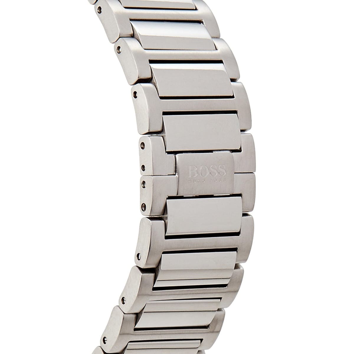 Hugo Boss Supernova 1513359 Men's Silver Steel Watch with Textured Black Dial