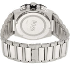 Hugo Boss Supernova 1513359 Men's Silver Steel Watch with Textured Black Dial