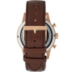 Hugo Boss Navigator 1513496 Men's Rose Gold Watch with Grey Dial & Brown Leather Strap