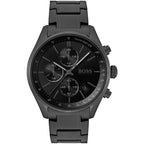 Hugo Boss Grand Prix 1513676 Men's All-Black Stainless Steel Watch