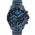 Hugo Boss Hero 1513758 Men's Blue Ion-Plated Watch with Black Tachymeter Bezel