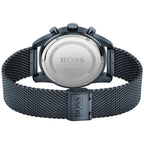 Hugo Boss Skymaster 1513836 Chronograph Blue Dial Men's Mesh Watch