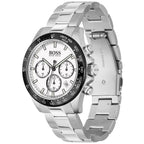 Hugo Boss Volane 1513875 Chronograph White Dial Men's Silver Metal Watch