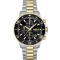Hugo Boss Admiral 1513908 Men's Two-Tone Steel Watch with Black Dial