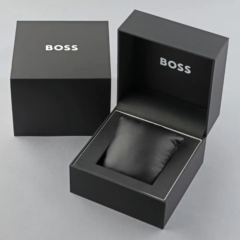 Hugo Boss Taper 1514086 Men's Blue Steel Watch with Blue Leather Strap