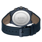 Hugo Boss Taper 1514086 Men's Blue Steel Watch with Blue Leather Strap