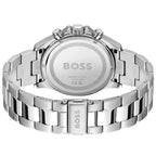 Hugo Boss Hero 1514217 Men's Silver Steel Watch with Green Dial & Gold Accents