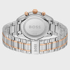 Hugo Boss Steer 1514252 Two-Tone Silver & Rose Gold Grey Dial Men's Watch