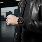 Hugo Boss Aero Mate 1513771 Black IP Chronograph Men's Watch