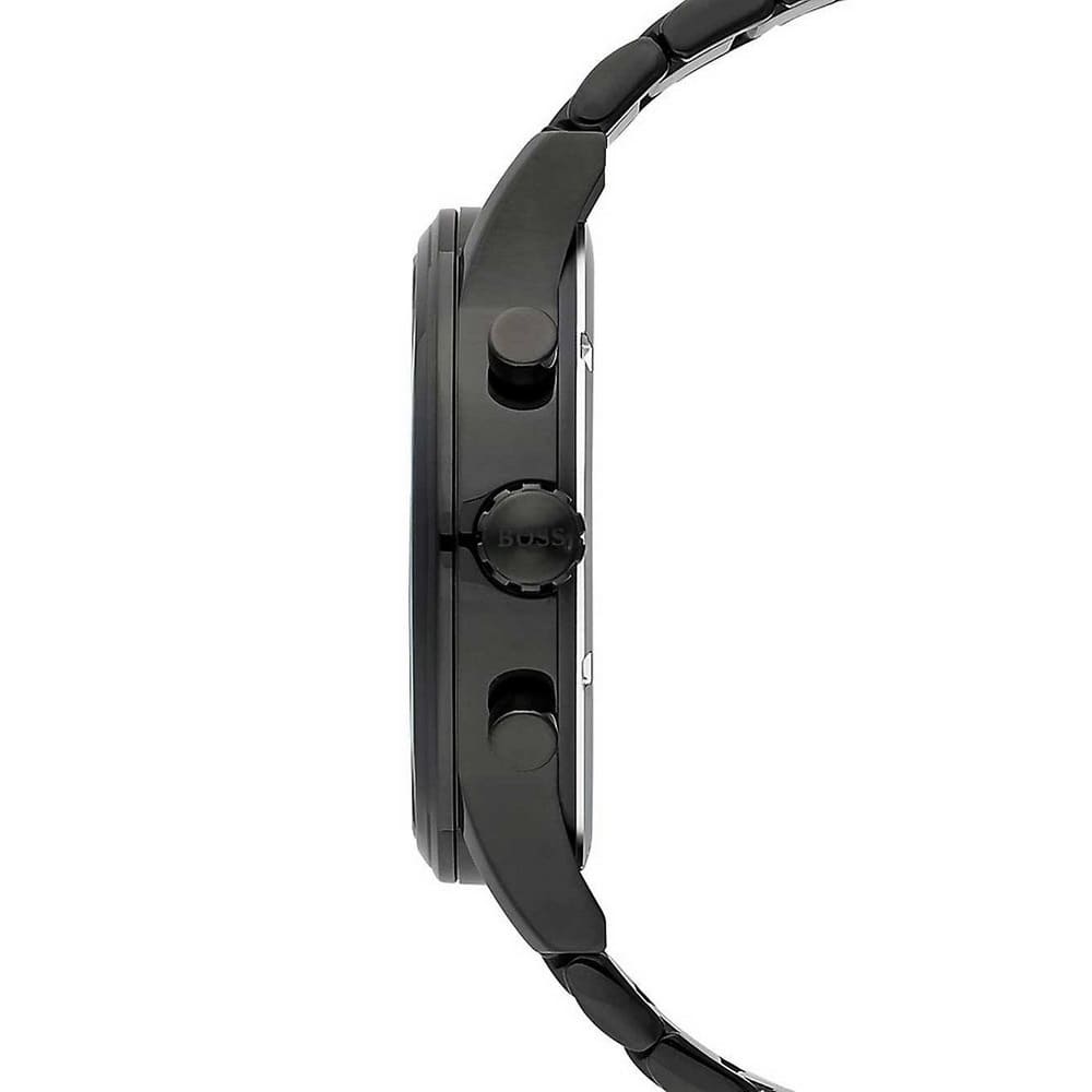 Hugo Boss Aeroliner 1513180 Black IP Stainless Steel Chronograph Watch