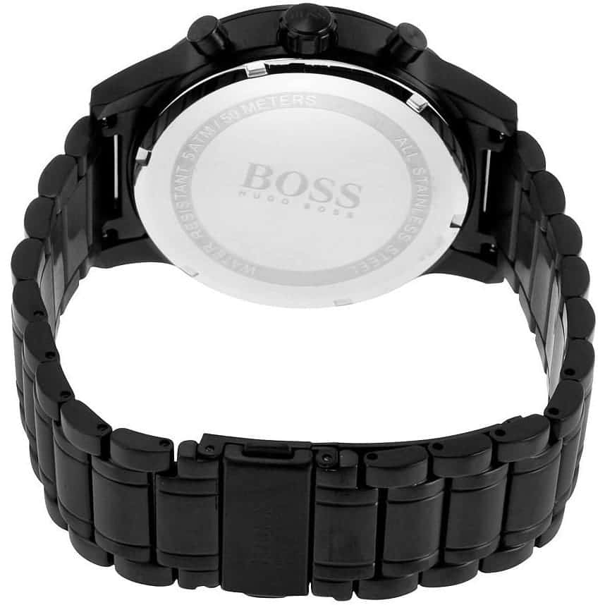 Hugo Boss Aeroliner 1513180 Black IP Stainless Steel Chronograph Watch