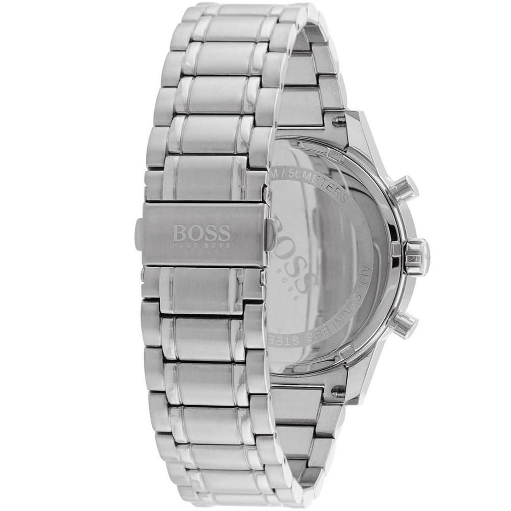 Hugo Boss Aeroliner 1513181 Silver-Tone Grey Dial Chronograph Men's Watch