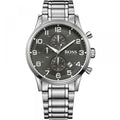 Hugo Boss Aeroliner 1513181 Silver-Tone Grey Dial Chronograph Men's Watch