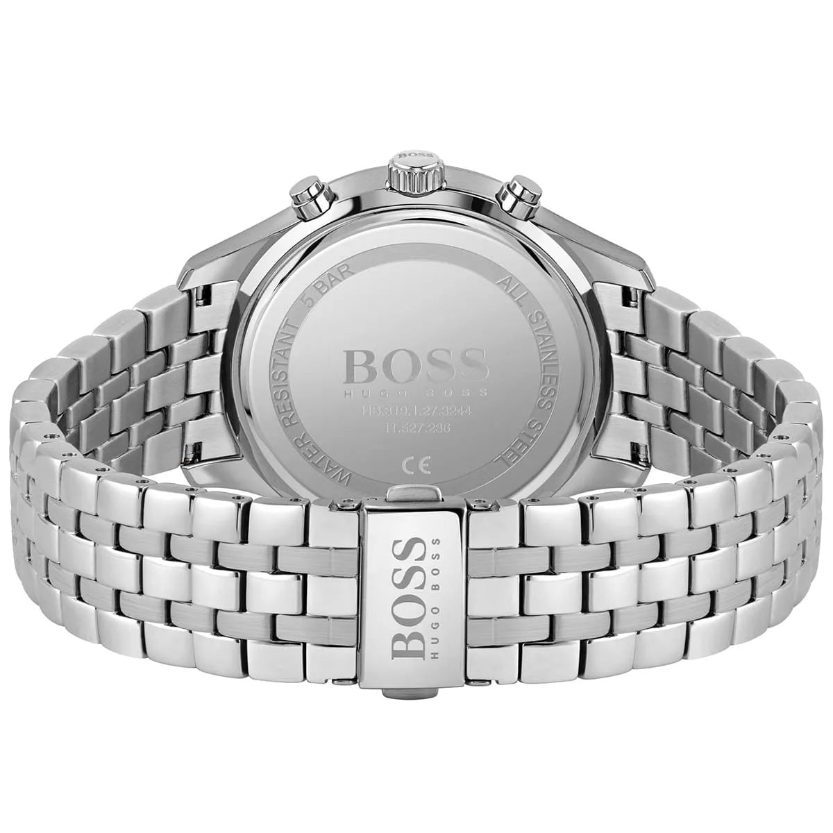 Hugo Boss Associate 1513869 Silver-Tone Black Dial Chronograph Men's Watch