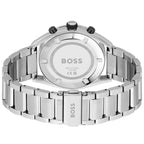 Hugo Boss Center Court 1514023 Silver-Tone Green Accents Chronograph Men's Watch
