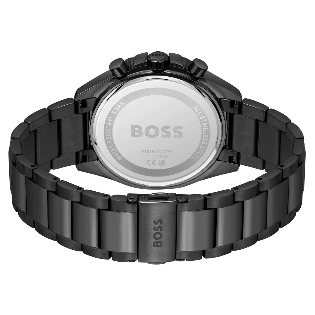 Hugo Boss Cloud 1514016 Grey IP Geometric Chronograph Men's Watch