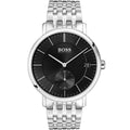 Hugo Boss Corporal 1513641 Silver-Tone Black Dial Men's Watch