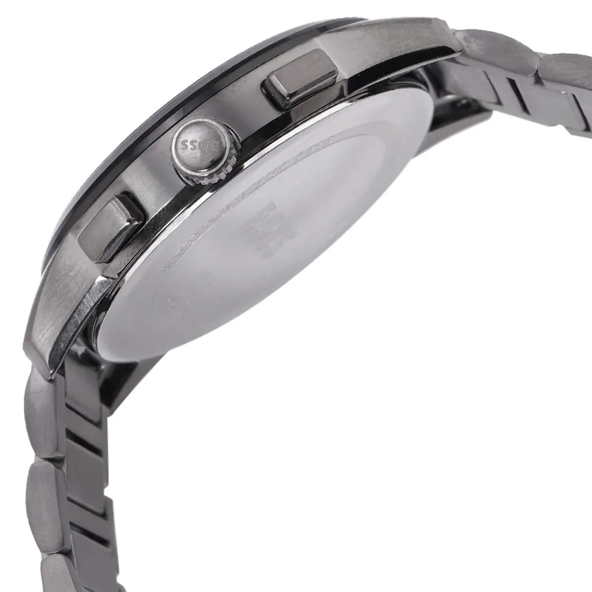 Hugo Boss Dapper 1513929 Grey IP Gunmetal Chronograph Men's Watch