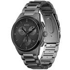 Hugo Boss Dapper 1513929 Grey IP Gunmetal Chronograph Men's Watch
